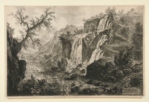 Veduta delle Cascatelle a Tivoli, de Vedute di Roma - Giovanni Battista Piranesi