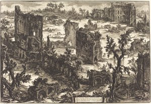Veduta delle Terme di Tito