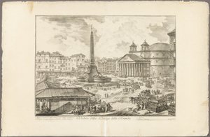 Vue de la Piazza della Rotonda, de Vues de Rome