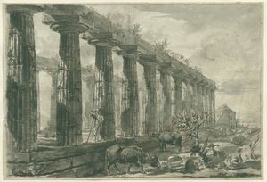 Vue du Temple de 