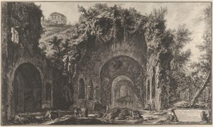 Vue de la source et de la grotte d