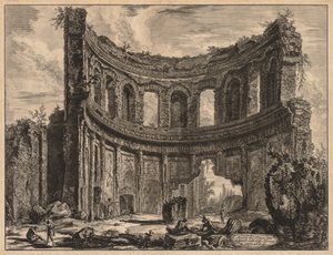 Vues de Rome : Vestiges du Temple d
