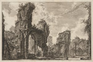 Vues de Rome: Rovine del Sisto o sia della gran sala delle Terme Antoniniane