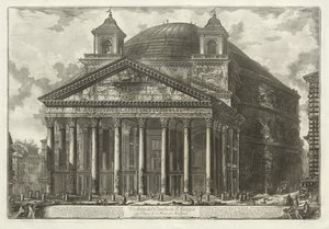 Vues de Rome : Le Panthéon, 1761 - Giovanni Battista Piranesi