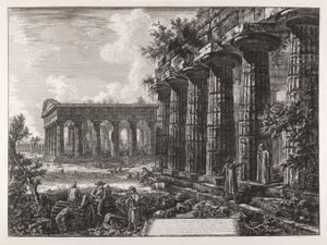 Vue de quelques-unes des colonnes de la façade opposée à celle de la planche précédente