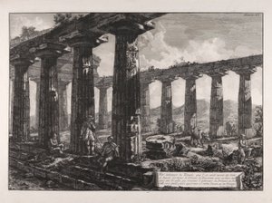 Vue intérieure du Temple, que l