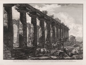 Vue latérale du Temple de Junon