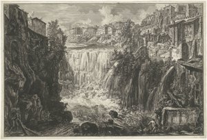 Cascade à Tivoli - Giovanni Battista Piranesi