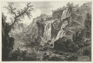 Cascades à Tivoli - Giovanni Battista Piranesi