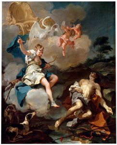 Diane et Endymion, 1723 - Giovanni Battista Pittoni the Younger