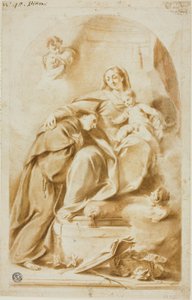Madone et enfant avec saint Antoine de Padoue