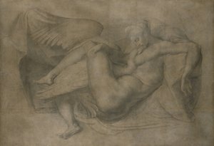 Léda et le cygne - Giovanni Battista Rosso Fiorentino