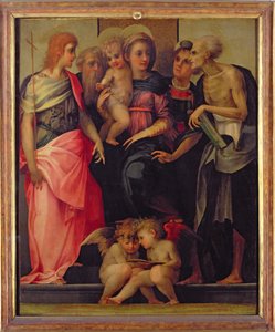Madone et Enfant avec Saints, vers 1518 - Giovanni Battista Rosso Fiorentino