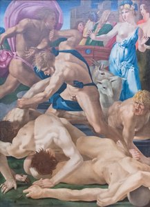 Moïse défendant les filles de Jethro - Giovanni Battista Rosso Fiorentino