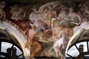 Parnasse, (détail) - Giovanni Battista Rosso Fiorentino