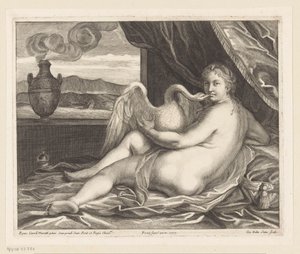 Léda et le cygne - Giovanni Battista Sintes