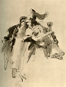 Un soldat et un vieil homme, milieu du 18e siècle, 1928 - Giovanni Battista Tiepolo