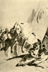 Alexandre et Bucéphale, milieu du 18ème siècle, 1928 - Giovanni Battista Tiepolo