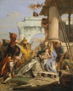 Adoration des mages. Fin des années 1750 - Giovanni Battista Tiepolo