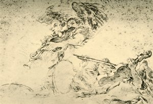 Anges jouant des instruments de musique - Giovanni Battista Tiepolo