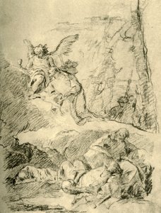 Christ au Mont des Oliviers, milieu du 18e siècle, 1928 - Giovanni Battista Tiepolo