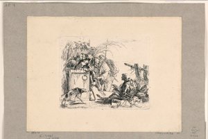 La Mort donnant audience, des Vari Capricci - Giovanni Battista Tiepolo