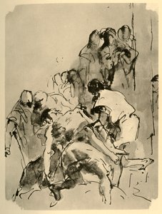 Descente de croix, milieu du 18e siècle - Giovanni Battista Tiepolo