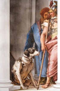 (détail) La flotte grecque à Aulis, du Hall d