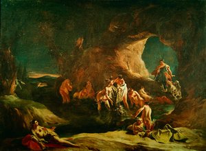 Diane et Actéon, vers 1720-21 - Giovanni Battista Tiepolo
