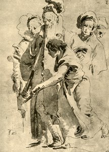 Groupe de figures, milieu du 18e siècle, 1928 - Giovanni Battista Tiepolo
