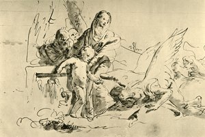 Sainte Famille et Anges - Giovanni Battista Tiepolo