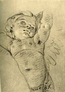 Cupidon en vol, milieu du 18e siècle, 1928 - Giovanni Battista Tiepolo