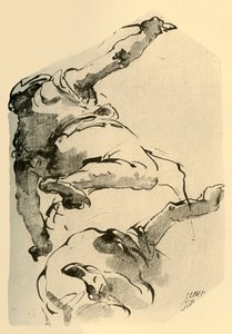 Figure agenouillée, vue de dos, 1743-1744, 1928