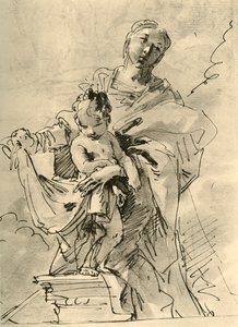Madone et Enfant, milieu du 18e siècle, 1928