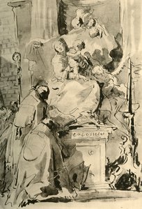 Madone en trône et deux évêques, milieu du 18e siècle, 1928 - Giovanni Battista Tiepolo