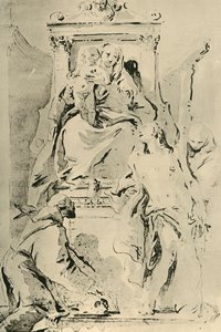 Madone en majesté avec des saints, milieu du XVIIIe siècle, 1928 - Giovanni Battista Tiepolo