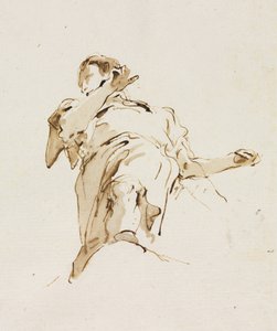 Figure masculine (?) vue d