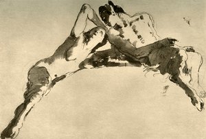 Faune mâle et femelle, milieu du XVIIIe siècle, 1928 - Giovanni Battista Tiepolo