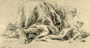 Homme prosterné en prière, 1765-1770