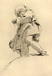 Homme avec turban, milieu du 18ème siècle, 1928 - Giovanni Battista Tiepolo