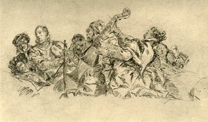 Musiciens, 1752, 1928 - Giovanni Battista Tiepolo