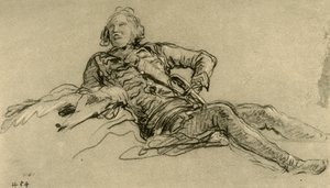 Officier au repos, 1752-1753, 1928 - Giovanni Battista Tiepolo