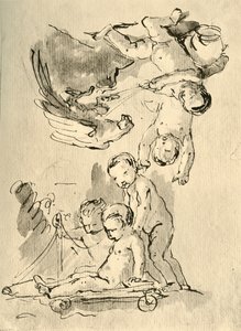 Cupidons jouant - Giovanni Battista Tiepolo