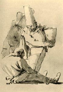 Pulcinelli, milieu du 18ème siècle, 1928 - Giovanni Battista Tiepolo