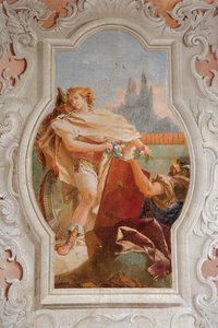 Renaud honteux de son passé, de la salle de Jérusalem délivrée dans la Palazzina, 1757
