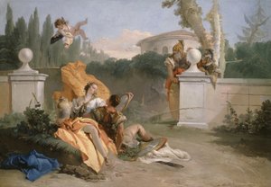 Rinaldo et Armida dans son jardin, 1742-45 - Giovanni Battista Tiepolo