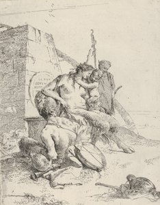 Famille de satyres avec l
