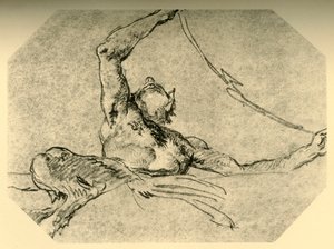 Satyre tenant une guirlande, vers 1761, 1928 - Giovanni Battista Tiepolo