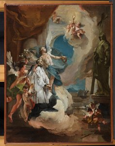 Saint Louis de Gonzague en gloire, vers 1726 - Giovanni Battista Tiepolo
