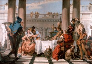 Le Banquet de Cléopâtre, 1743-1744 - Giovanni Battista Tiepolo